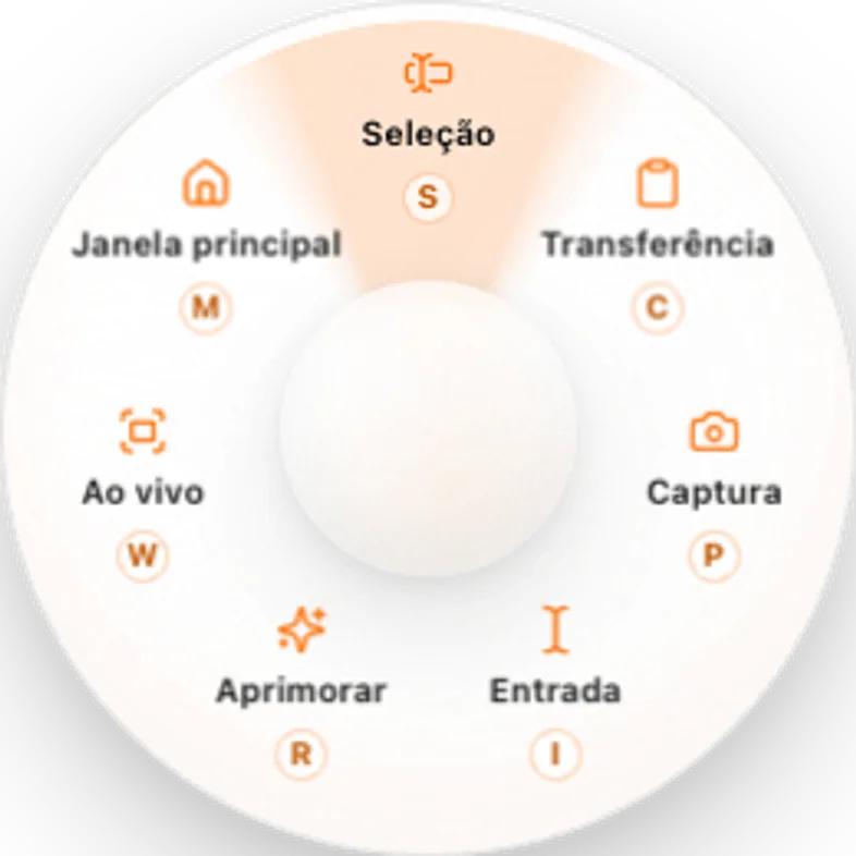 Painel de comandos do TranslateWindow